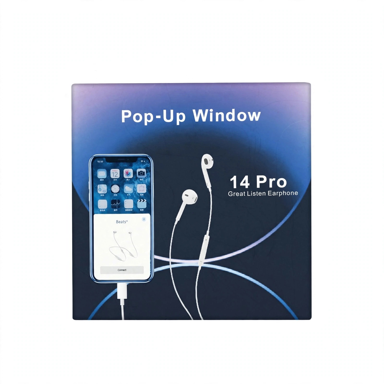 14 Pro Pop-Up Window Earphone (Wired Lightning)