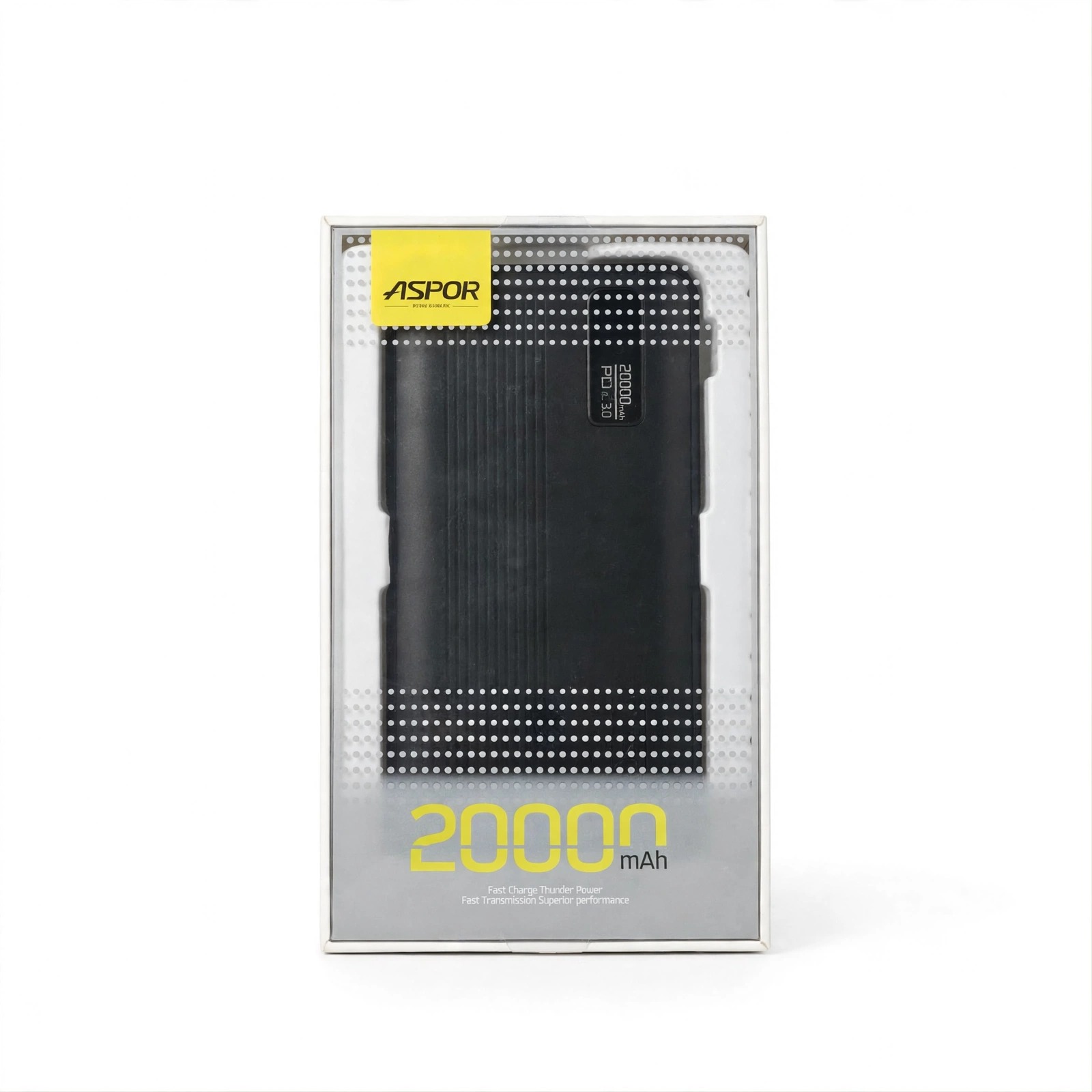 Aspor A336 20000mAh Power Bank – 22.5W PD Fast Charging with LCD Display