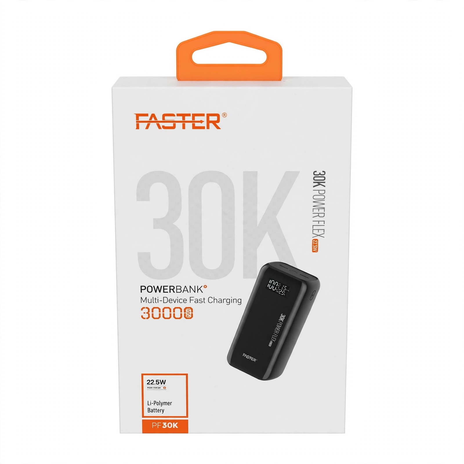 Faster 30K Power Flex PF30K 30000mAh 22.5W Power Bank