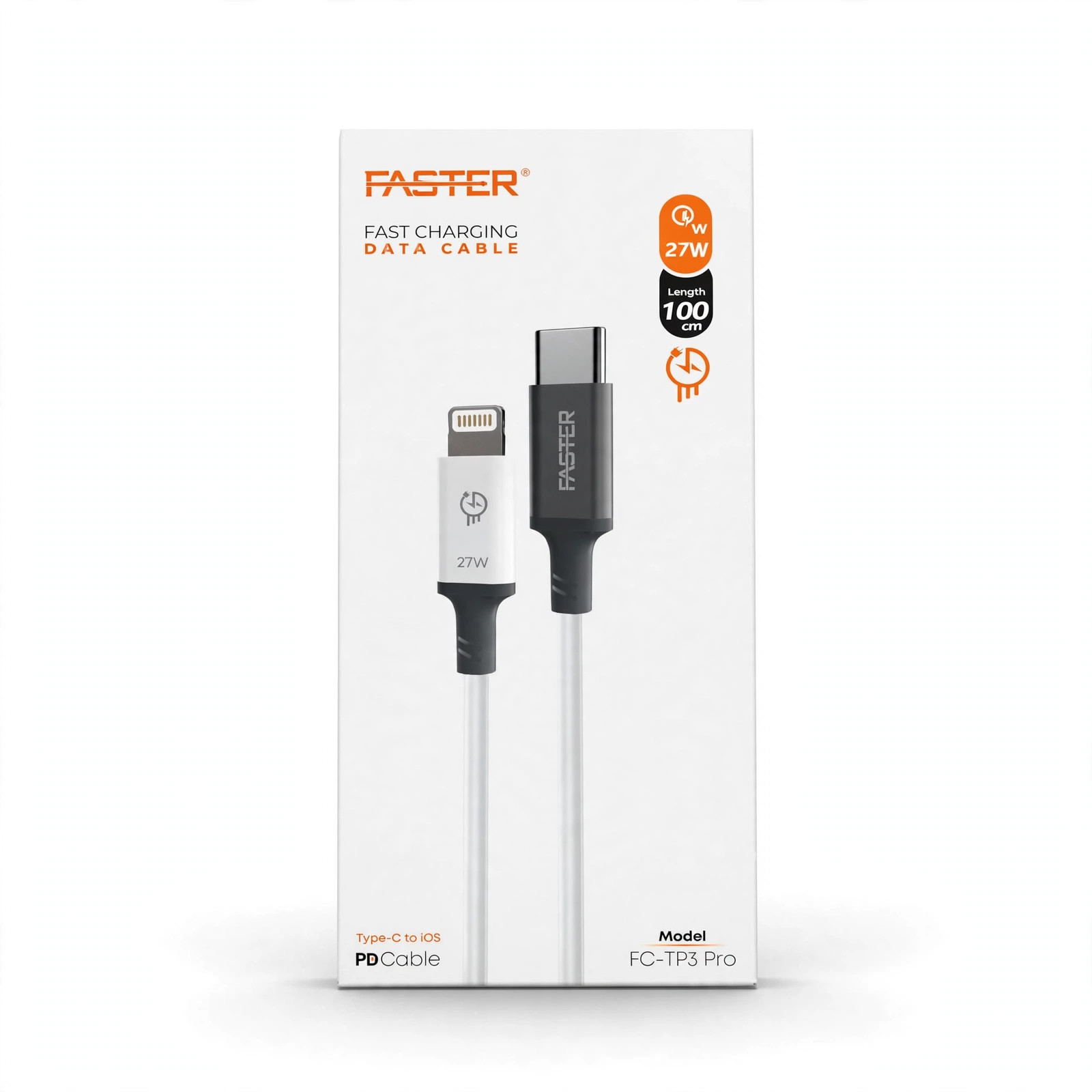 Faster FC-TP3 Pro Type-C to iOS PD Cable (27W)