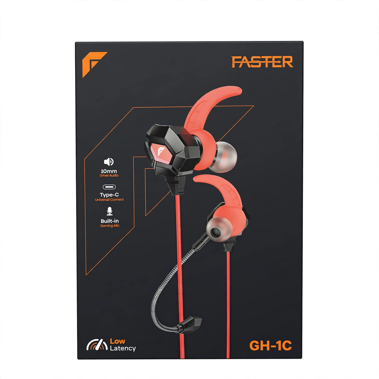 Faster GH-1C Gaming Earphone (Type-C)