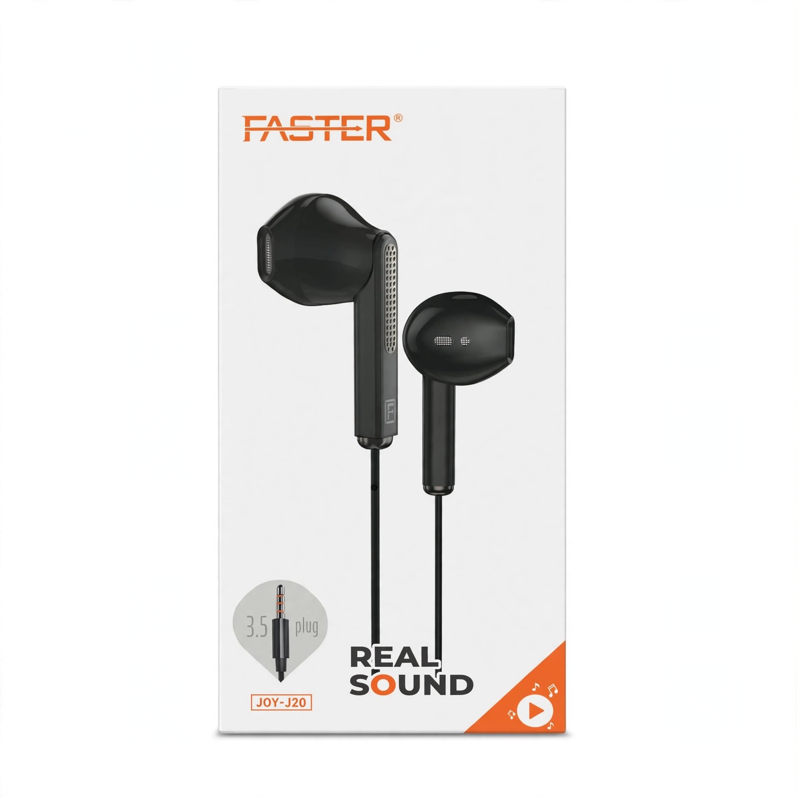 Faster Joy J20 Real Sound Earphone (3.5mm)