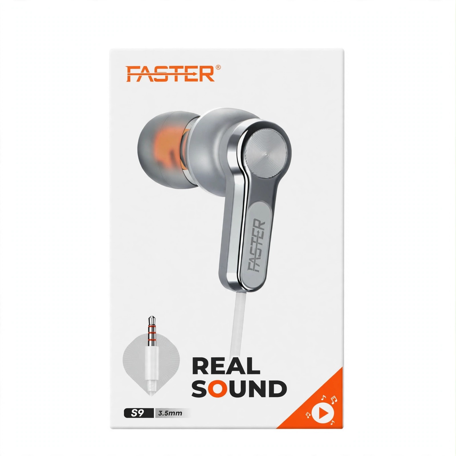 Faster S9 Real Sound Earphone (3.5mm)