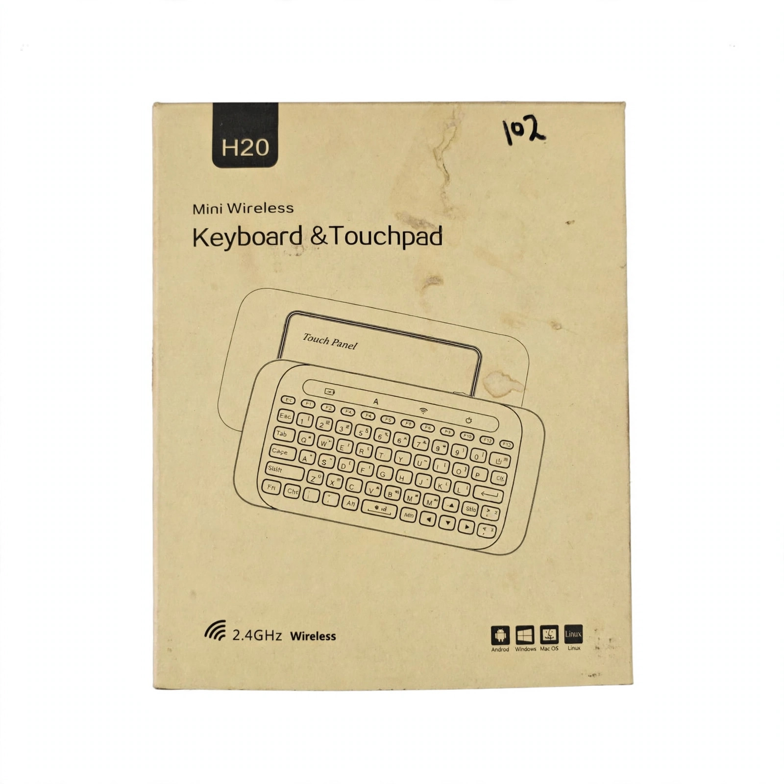 H20 Mini Wireless Keyboard & Touchpad