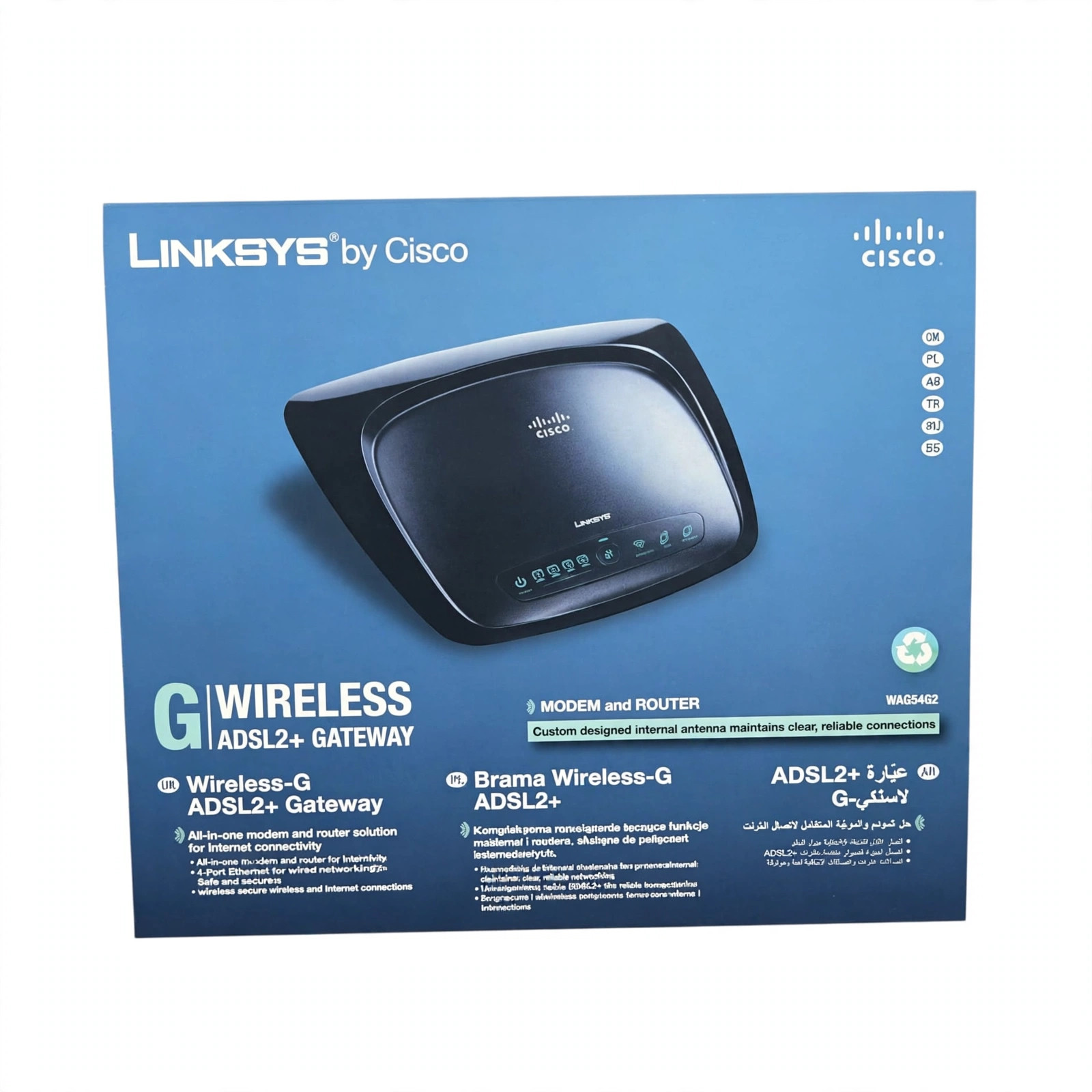 Linksys by Cisco WAG54G2 Wireless-G ADSL2+ Gateway