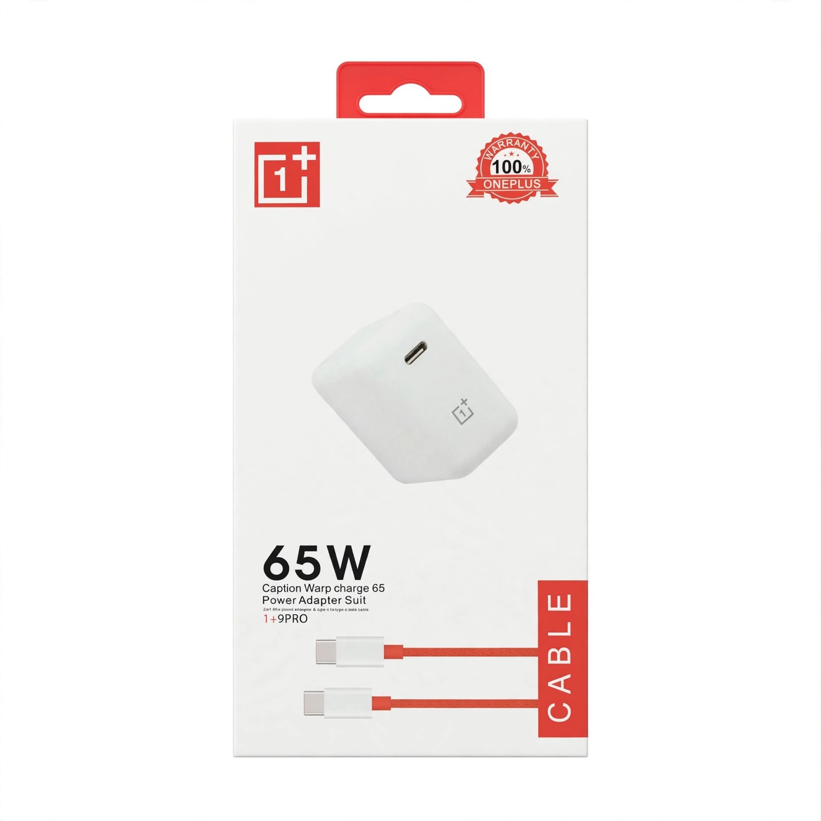OnePlus 65W Warp Charge Power Adapter Suit (with Cable)
