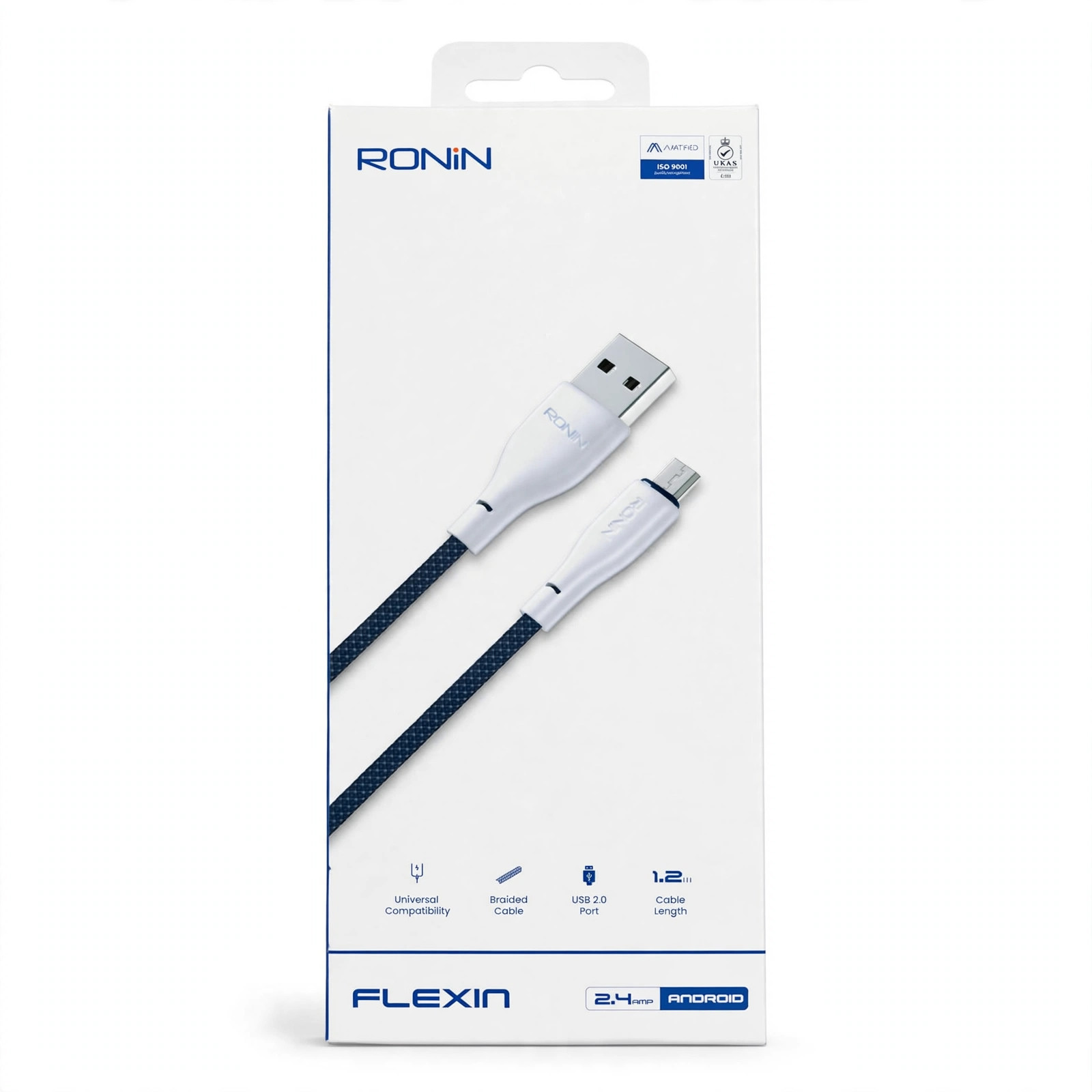 Ronin Flexin USB to Micro Cable (2.4A)