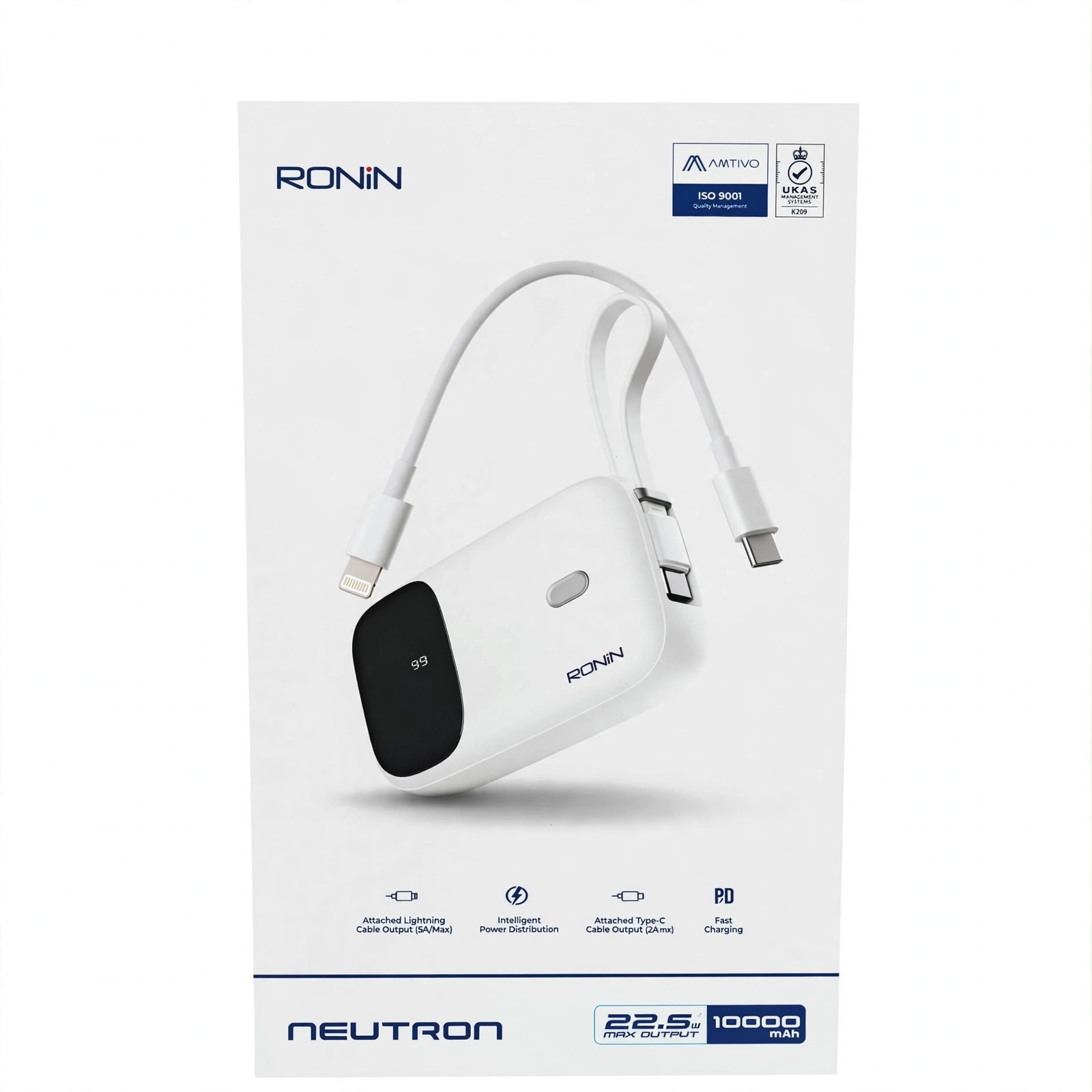 Ronin Neutron 10000mAh 22.5W Power Bank