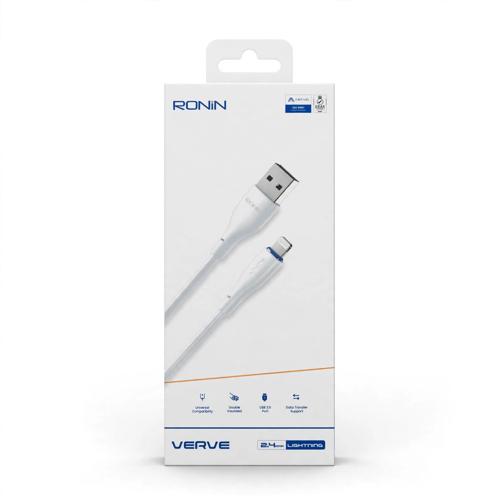 Ronin Verve USB to Lightning Cable (2.4A)