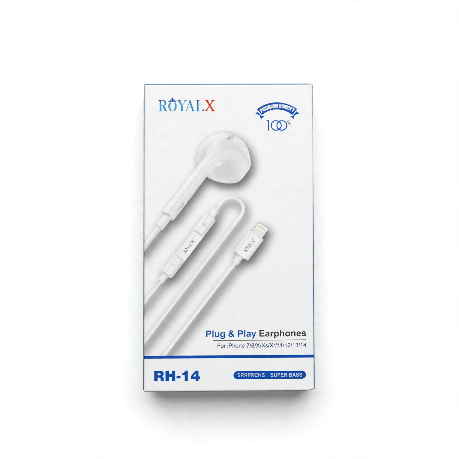 RoyalX RH-14 Plug & Play Earphone (Lightning)