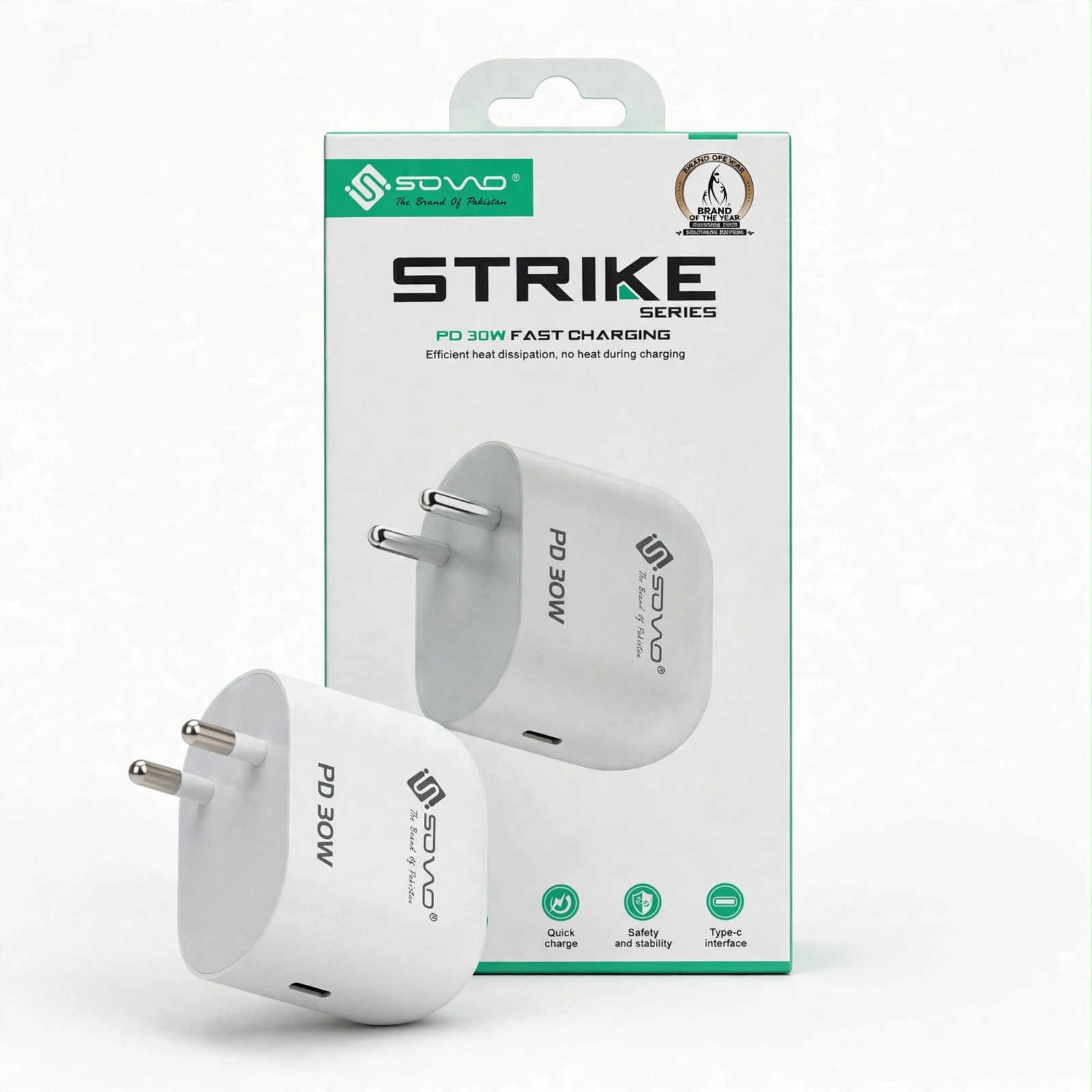 Sovo SG-262 Strike Series PD 30W Fast Charger