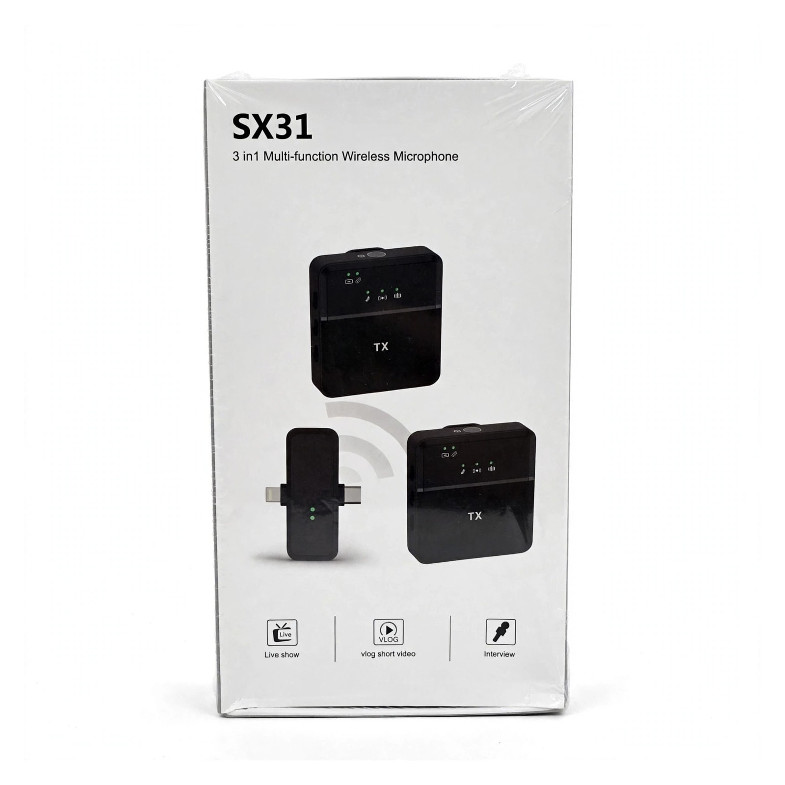 SX31 3-in-1 Wireless Microphone